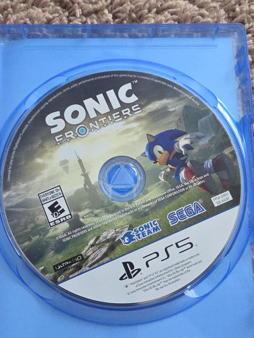 Sonic Frontiers for PS5 - Blue Cover - Picture 3 of 4